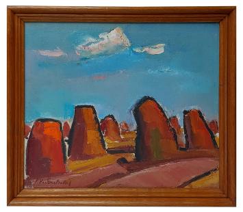 Schilderij van de Belgische kunstenaar Van Suetendael