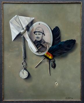 De Belgische kunstschilder Pol Verswijver