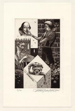 Ex librisvan Dusan Polakovic voor L. Deurinck