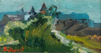 Jeanne Portenart, Schilderijtje van een landschapje