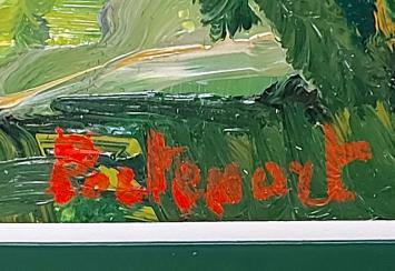 Portenart  schilderij abstract expressief