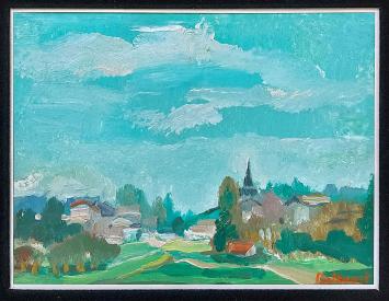 Belgische kunstschilderes Jeanne Portenart
