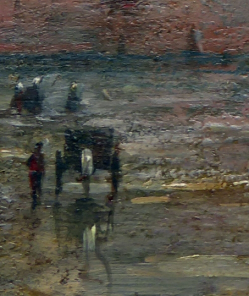 Klein schilderij van E. Portielje