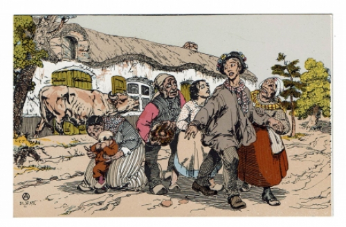 Postkaart van Alfred Ost