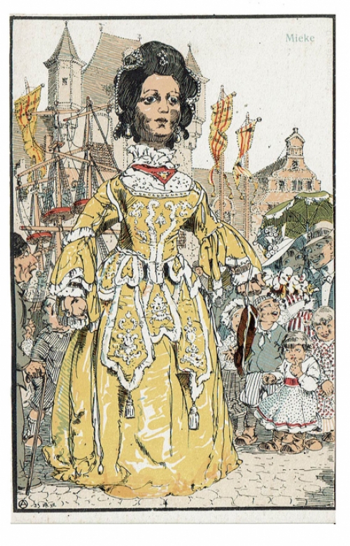 Postkaart van Alfred Ost