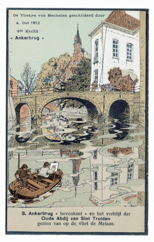 Postkaart van Alfred Ost