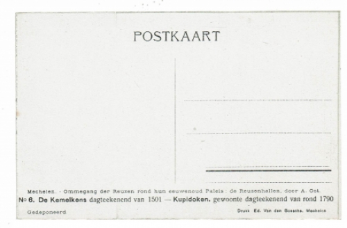 Postkaart van de Mechelse kunstenaar Alfred Ost