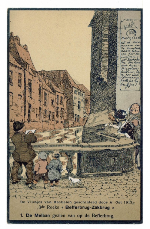 Postkaart van Alfred Ost