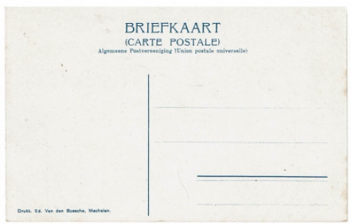 Postkaart van de Mechelse kunstenaar Alfred Ost