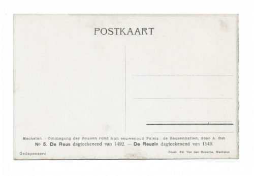 Postkaart van de Mechelse kunstenaar Alfred Ost