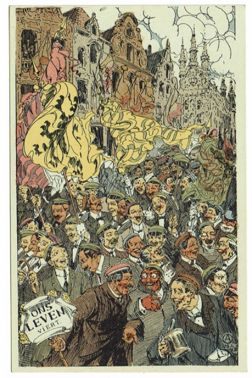 Postkaart van Alfred Ost