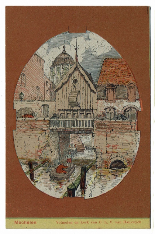 Postkaart van Alfred Ost