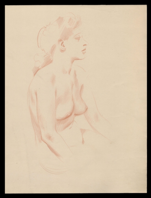 Potloodtekening van de  Belgische kunstenaar Raphaël De Buck kopen