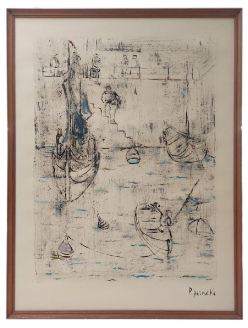 Litho van Belgische schilder Paul Permeke