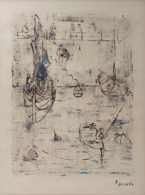 Opgehoogde Litho van kunstschilder Paul Permeke kopen