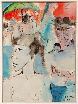 Aquarel van Bernadette Prédair kopen