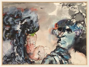 Aquarel van Bernadette Prédair aankopen
