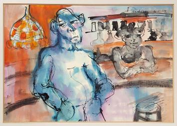 Aquarel van Bernadette Prédair kopen