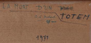 La mort d'un totem 1971