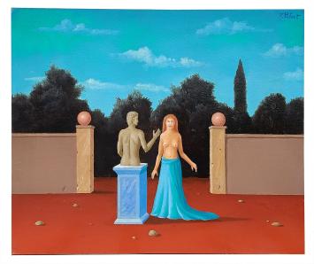 Belgisch surrealisme door de schilder Carl Prévot