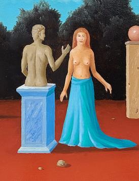 peintre Belge Carl Prévot, peintre Surrealiste