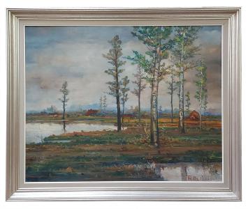 Olieverfschilderij van Prosper De Roover