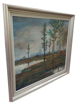 Landschap, aan de plassen