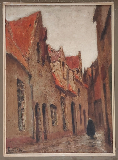 schilderij van Belgische kunstschilder Prosper de Wit