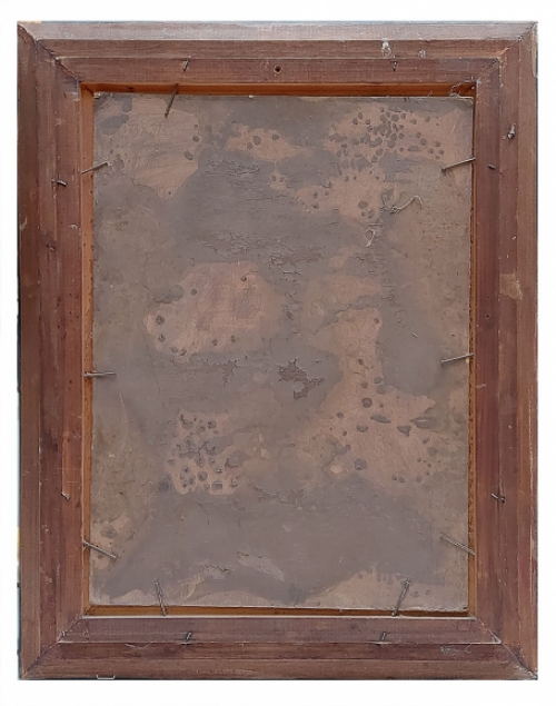 Begijnhof geschilderd door Prosper (Pros) De Wit