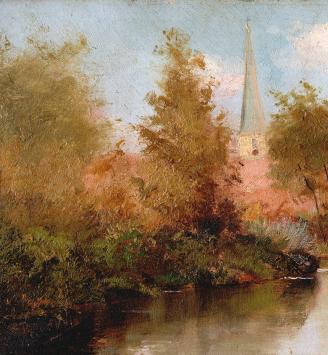 De Belgische kunstschilder Prosper de Wit