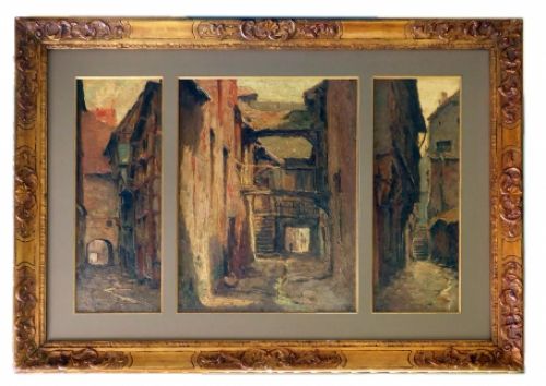 schilderij van Pros de wit