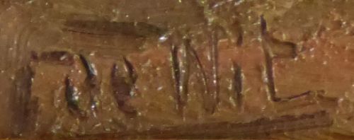 Schilderij van de Belgische kunstenaar Prosper de Wit