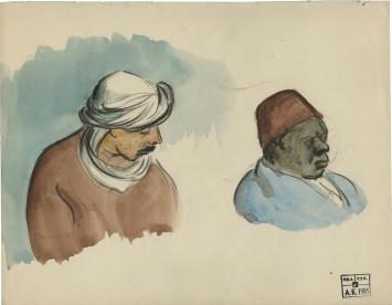 Aquarel van de Belgische kunstenares Alice Keelhoff