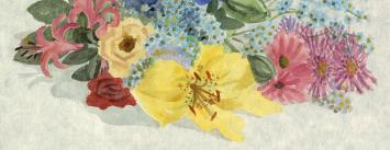 Aquarel uit 1985 van P. Van Dessel, Antwerpse kunstenaar