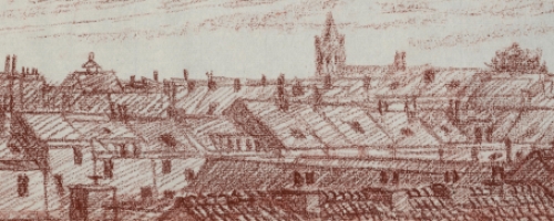 Tekening van de Belgische kunstenaar Paul Van Dessel kopen