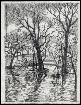 Tekening van de Belgische kunstenaar Paul Van Dessel kopen