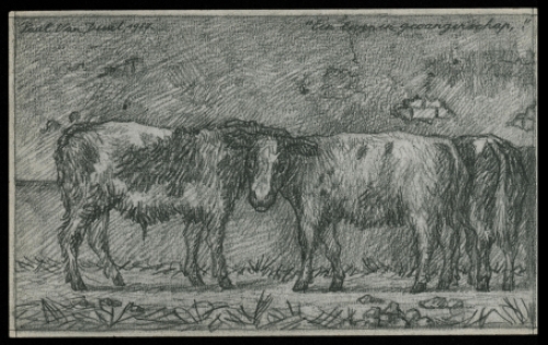 kunstwerkje van de Belgische kunstenaar Paul Van Dessel