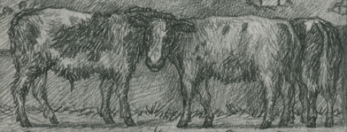 Tekening van de Belgische kunstenaar Paul Van Dessel kopen