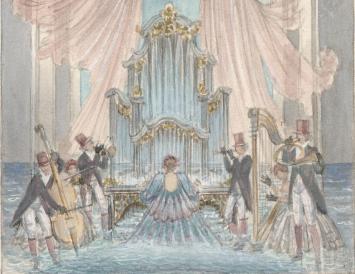 De orgelspeelster of organiste