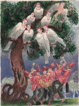 Surrealistische aquarel van Pascal Van Den Steen kopen