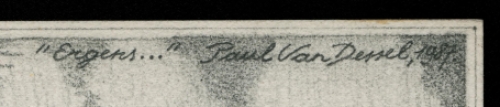 Potloodtekening van Paul Van Dessel kopen