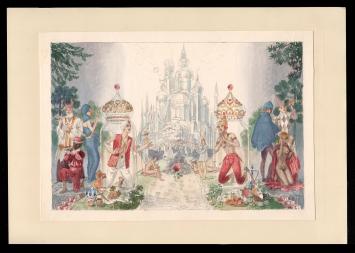 kleine aquarel van Pascal Van Den Steen