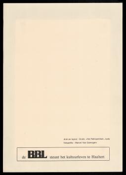 Voorstudie A,  Het Onbereikbare en het Onmededeelbare