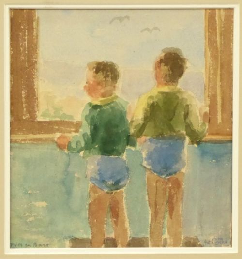 De Belgische schilder Antoon Luyckx