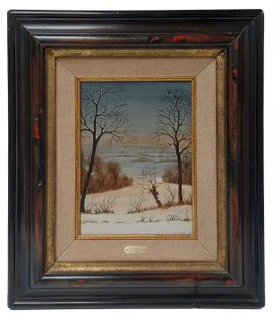 kunstwerkje van Piet Willequet op canvas