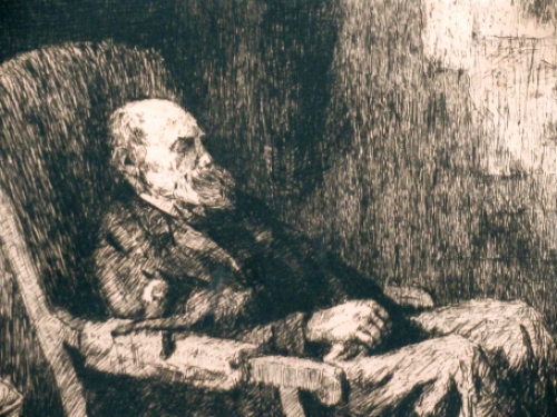 Tekening van de Belgische kunstenaar Frans Pycke uit Gent