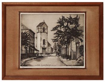 Ets van de Ukkelse kunstenaar Henri Quittelier kopen