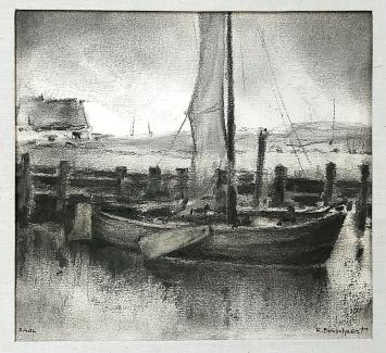 Houtskooltekening van Renaat Bosschaert aankopen