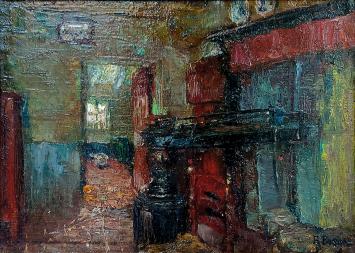 Schilderij met Leuvense stoof