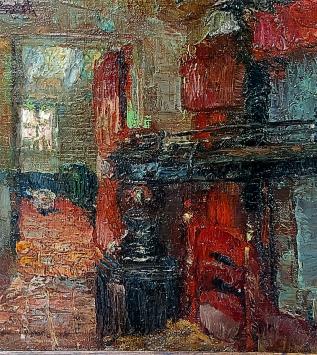 Interieur geschilderd door Bosiers